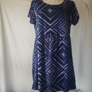 Old Navy Blue and white dress